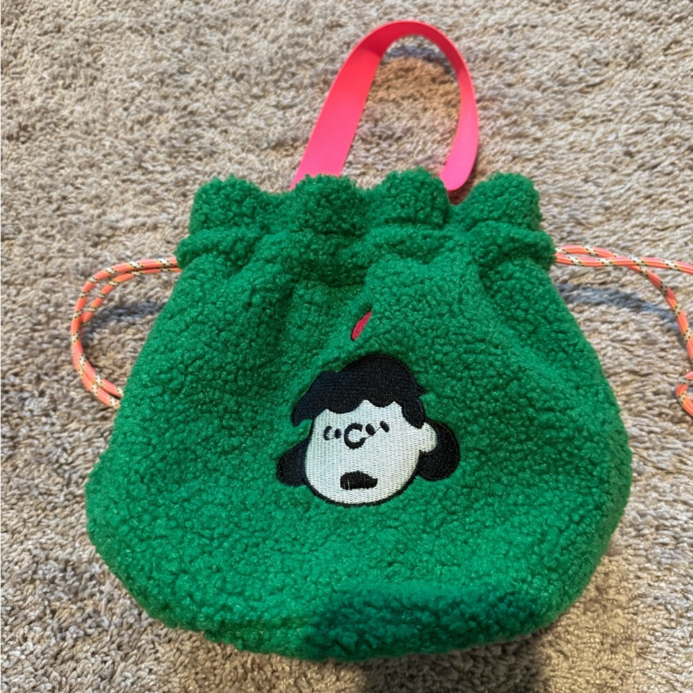 Green Kids Drawstring Bag